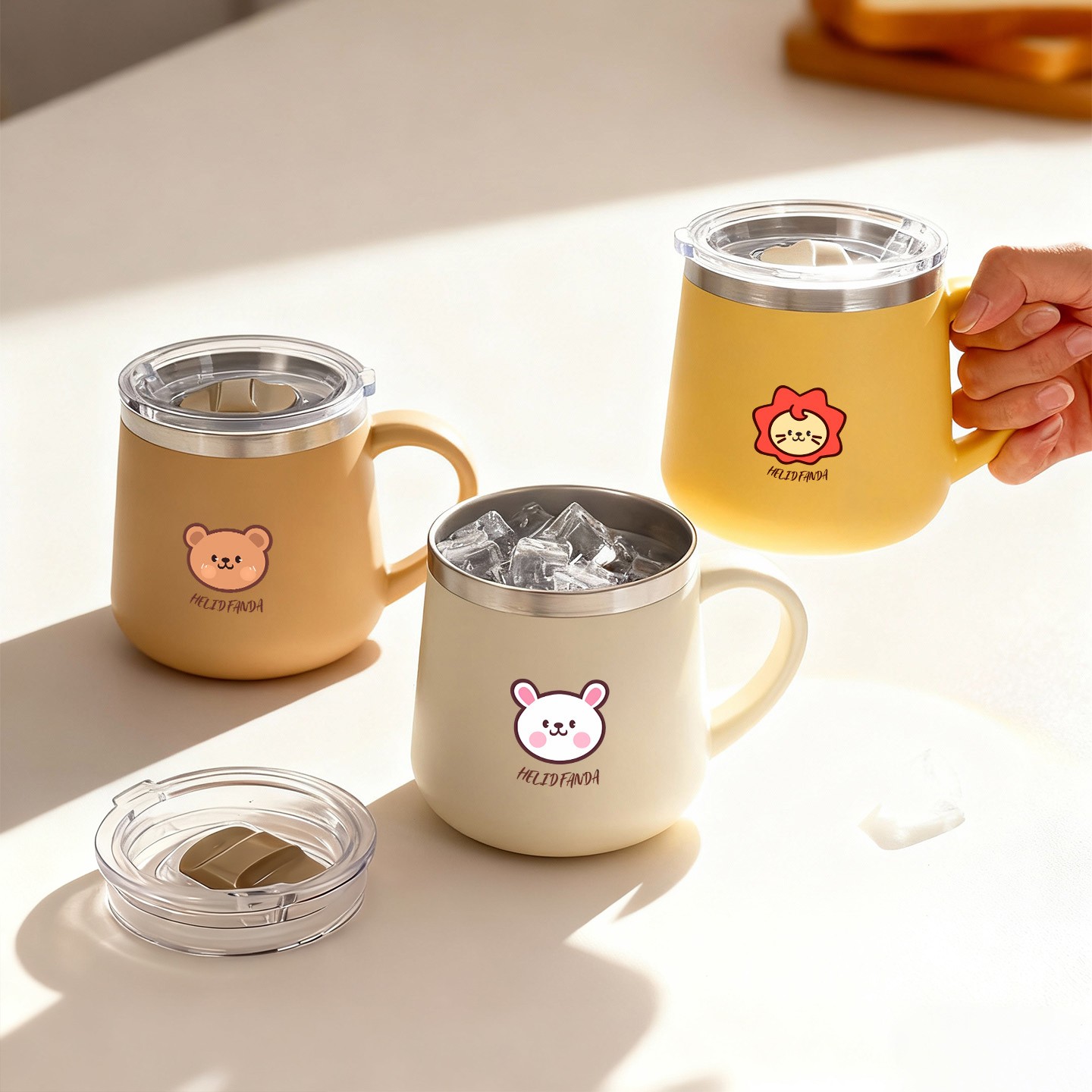 430ML漫画柄316ステンレス鋼製コーヒーカップ二重壁断熱 - Double Wall Mug のレビューと価格