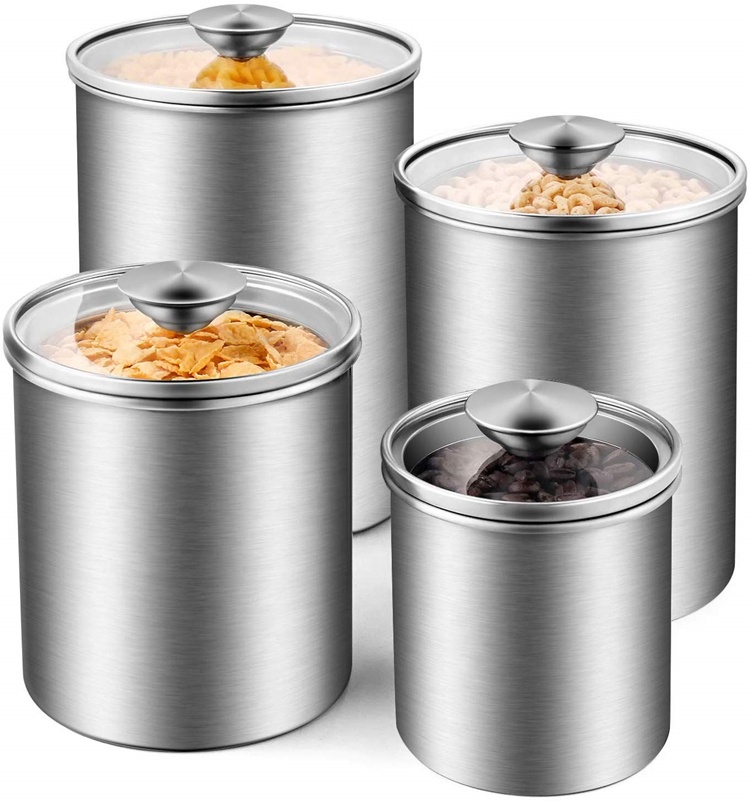 食品保存容器 茶葉 コーヒー 砂糖 小麦粉 密閉 キッチン  - Coffee Tea And Sugar Canister Set のレビューと価格