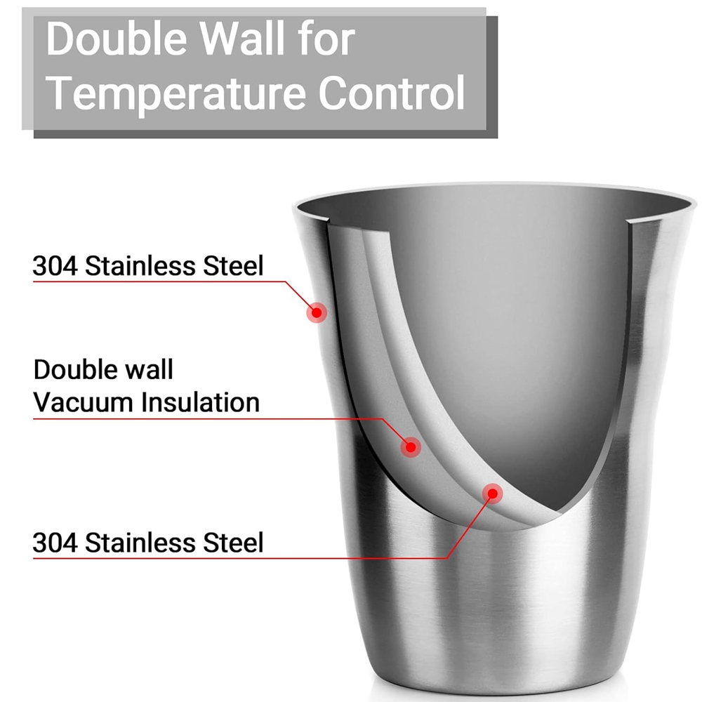 2/3 パック金属カップ 8 オンスステンレス鋼マグ二重壁積 - Double Wall Mug のレビューと価格