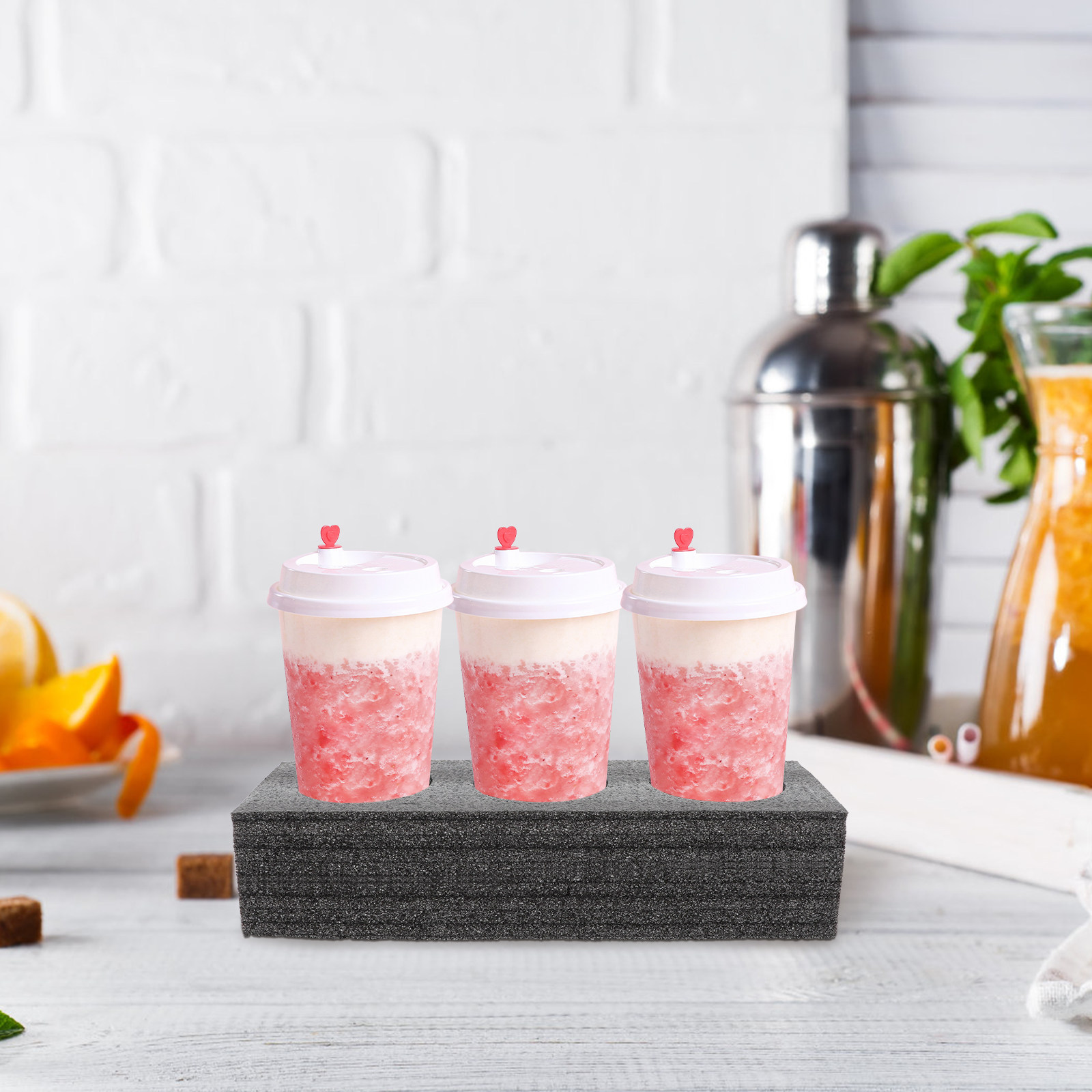 2個入り便利なカップトレイ、3スロットドリンクキャリア、テイ - Coffee Tea Cup のレビューと価格