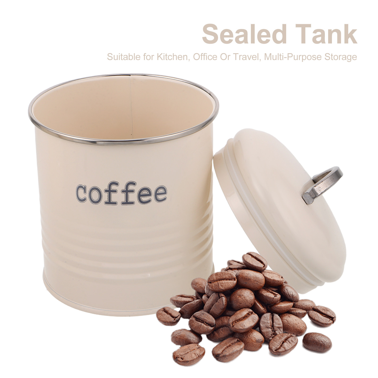 3個セット 密閉コーヒー豆容器セット 気密茶葉砂糖キャニスタ - Coffee Tea And Sugar Canister Set のレビューと価格